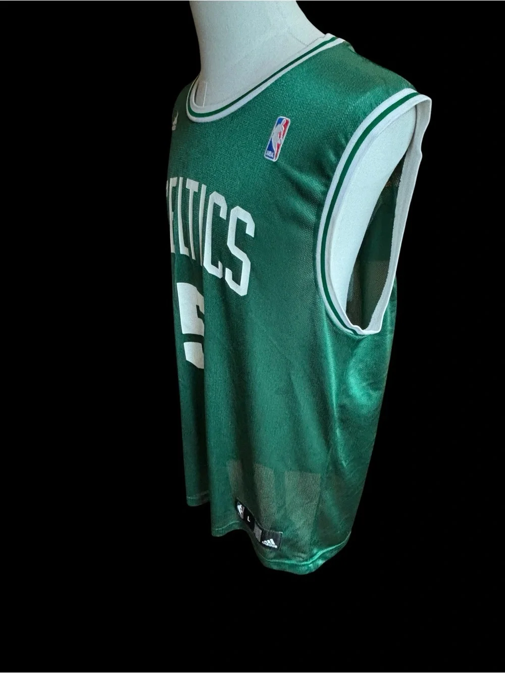 Adidas #5 Kevin Garnett Boston Celtics Green Swingman Jersey Mens Large L excell
